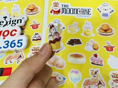 In sticker cắt sẵn, bế sẵn theo viền, đẹp, giá rẻ TPHCM