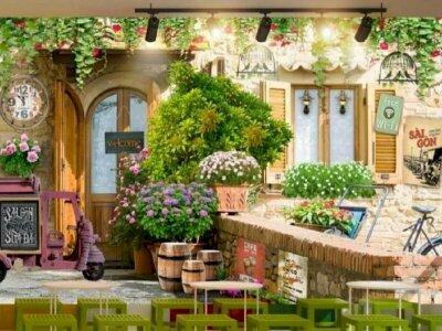 In tranh dán tường theo yêu cầu đẹp, giá rẻ tại TPHCM