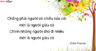 Cho đi nhiều mới là người giàu có