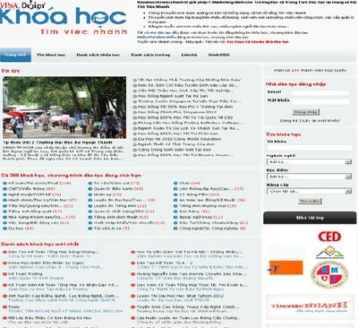 Cổng thông tin các khóa học