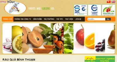 Công Ty Rau quả Bình Thuận - www.fruitsandgreens.com