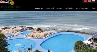 Thiết kế web Rock Water Bay - www.rockwaterbay.vn