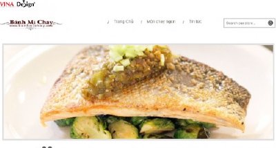 Thiết kế website Bánh mì chay - Banhmichay.com