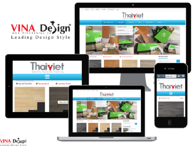 Thiết kế website cho Sàn gỗ Thái Việt - sango.info