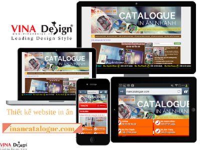 Thiết kế website in ấn catalogue – Inancatalogue.com