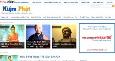 Thiết kế website Niệm Phật - www.Niemphat.info