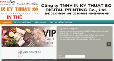 Thiết kế website wordpress In Thẻ - www.Inthe.vn