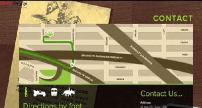 Trang liên hệ trong thiết kế website