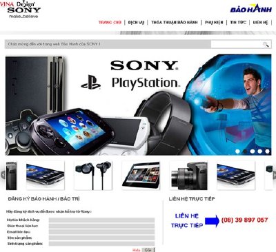 Trung tâm bảo hành Sony