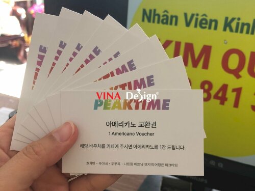 In name card offset song ngữ Việt - Hàn - VND79