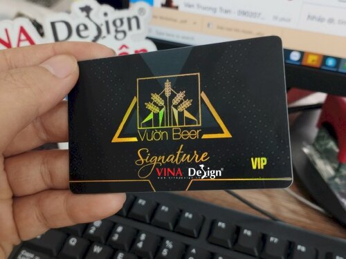 In thẻ VIP nhà hàng - VND208