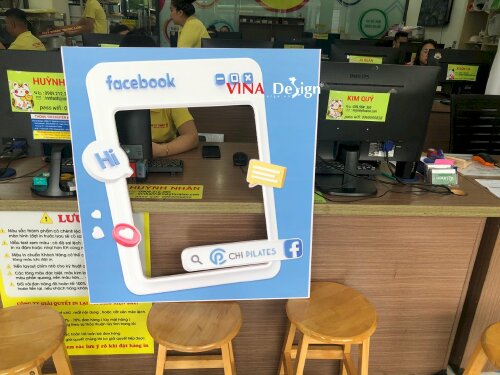 In photo booth check in, khung facebook chụp ảnh - VND259