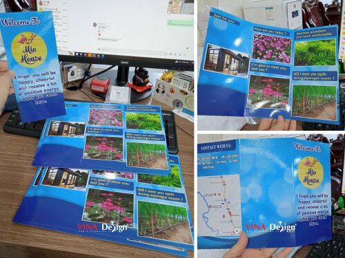 In brochure du lịch nông thôn, brochure quảng cáo du lịch sinh thái - VND303