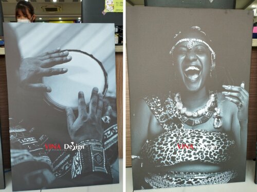 In tranh khổ lớn treo tường Người phụ nữ Châu Phi African Women - VND370