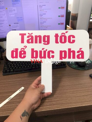 Hashtag cầm tay Slogan Teambuilding Tăng Tốc Để Bức Phá - MSN452