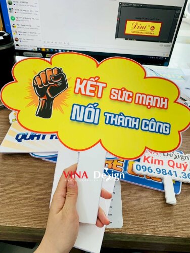 Hashtag cầm tay Slogan công ty Kết Sức Mạnh Nối Thành Công - MSN437