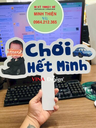 Hashtag cầm tay thôi nôi Chibi ghép mặt cho bé Chơi Hết Mình - MSN442