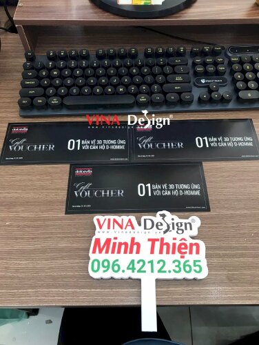 In nhanh Voucher quà tặng bản vẽ 3D thi công hoàn thiện nội thất - VND714