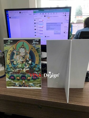 In standee Formex tranh Vajra Satwa Thangka Đức Kim Cang Tát Đỏa - VND764