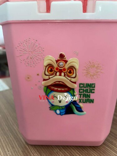 In sticker logo DTF hình linh vật Cung chúc tân Xuân, in DTF khổ A4 1 tờ - VND838