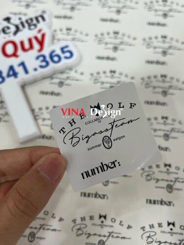 In logo nhãn hàng chuyên custom giày độ giày - VND345