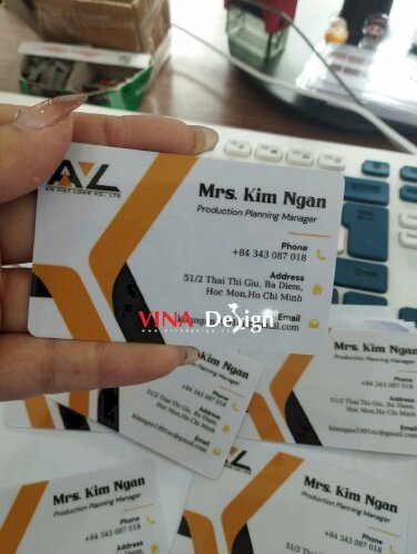 In name card nhựa chức danh Production Planning Manager - VND948