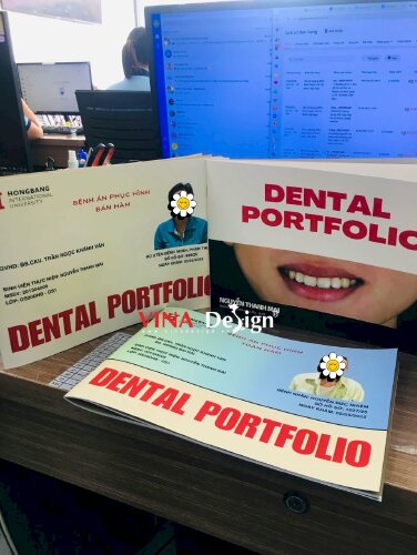 In portfolio catalogue Dental cho sinh viên trường đại học - VND965