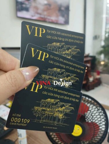 In thẻ VIP card member cho chuỗi thương hiệu tại Hội An - VND947