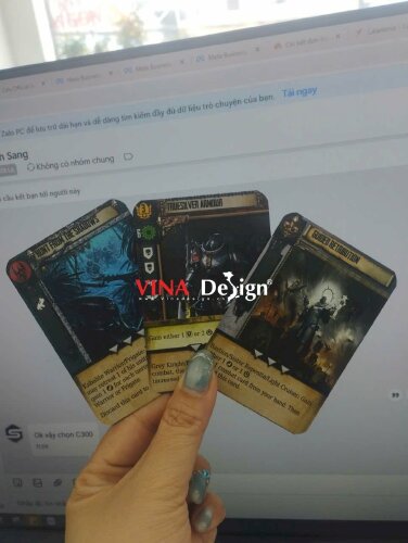 In bộ Tarot theo yêu cầu, in nhanh giấy C300gsm, cán mờ, bo góc - VND983