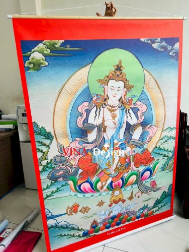 In tranh Phật Giáo Mật Tông Kim Cang Tát Đỏa Bồ Tát - Vajrasattva - VND71