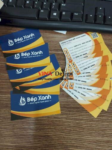 In card showroom thiết bị nhà bếp nhập khẩu, in card visit siêu thị bếp - VND346