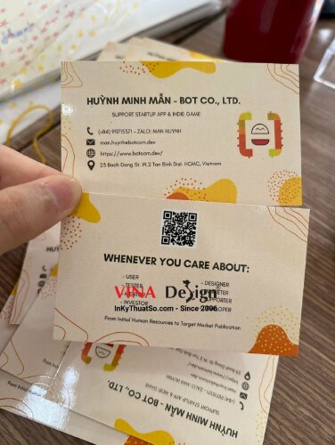 In name card lấy liền, in name card nhanh - VND274