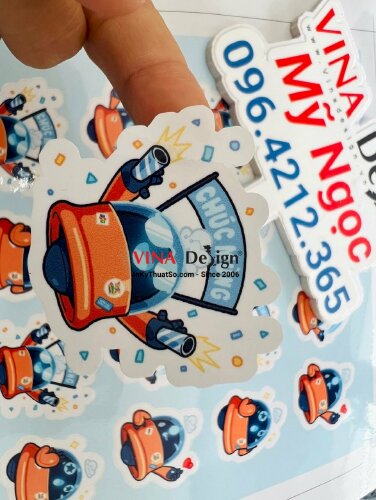 In sticker event, tem nhãn sự kiện sinh nhật công ty - VND261