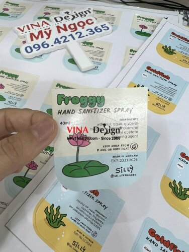 In tem 2 mặt, tem nhãn mác 2 mặt, label 2 mặt - VND248