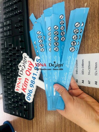 Vòng tay giấy dùng 1 lần TPHCM, in vòng tay dán PP đính keo - VND245
