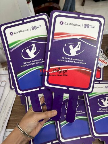 In tag cắm, bảng cắm formex 2 mặt, in bồi formex bảng thông tin sự kiện golf - VND377