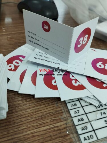 In phiếu bốc thăm - VND22