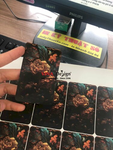 In tem nhãn Decal PP nhà hàng nhỏ quán cafe Bistro Cafe - VND64