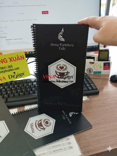 In menu gọi món đồ ăn thức uống Showroom Furniture Cafe - VND144