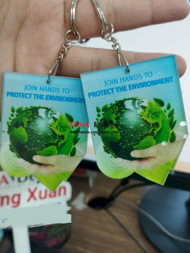 Móc khóa in logo công ty, sản phẩm công ty - VND170