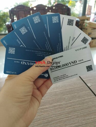 In thẻ VIP Card thẩm mỹ viện Hàn Quốc - VND47