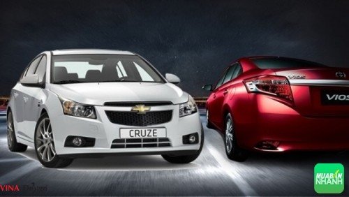 So sánh xe Chevrolet Cruze và Toyota Vios