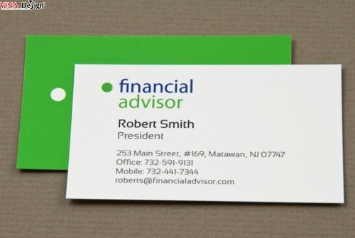 Name card tài chính đẹp