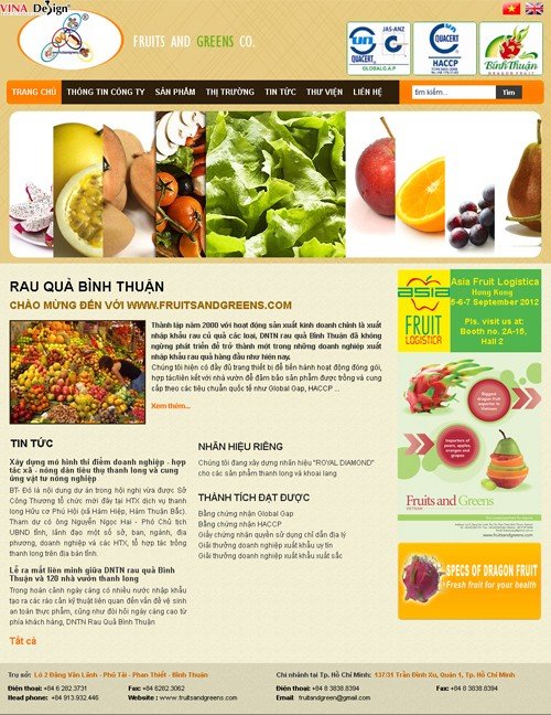 Công ty Rau quả Bình Thuận