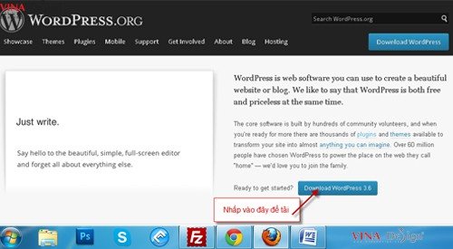 Hướng dẫn cài đặt wordpress, tải wordpress, download wordpress