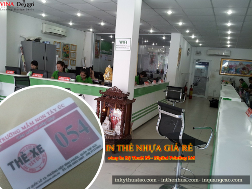 In thẻ nhựa giá rẻ tại In Kỹ Thuật Số Lê Quang Định 3