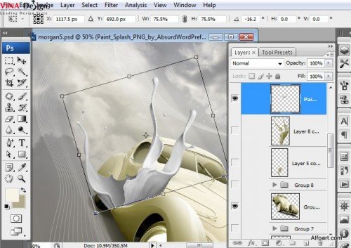 Làm poster với hiệu ứng bắt mắt 20