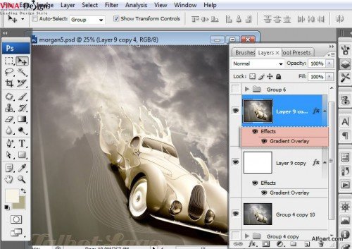 Làm poster với hiệu ứng bắt mắt 39