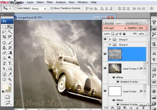 Làm poster với hiệu ứng bắt mắt 41
