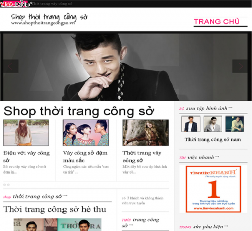 Shop thoi trang cong so, Thoi trang cong so, Shop thoi trang